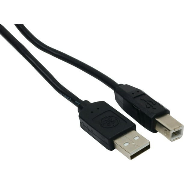 6 ft JAS98153 GE 98153 A-Male to B-Male USB 2.0 Cable 6 ft JAS98153 GE 98153 A-Male to B-Male USB 2.0 Cable